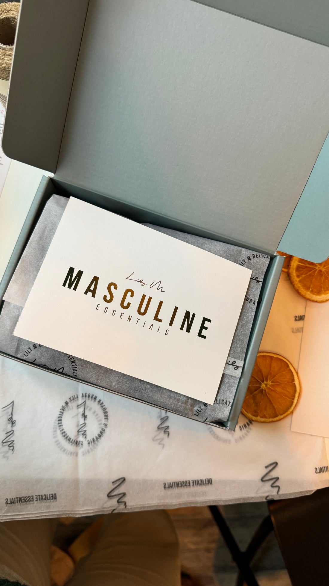 Masculine Essentials Gift Box