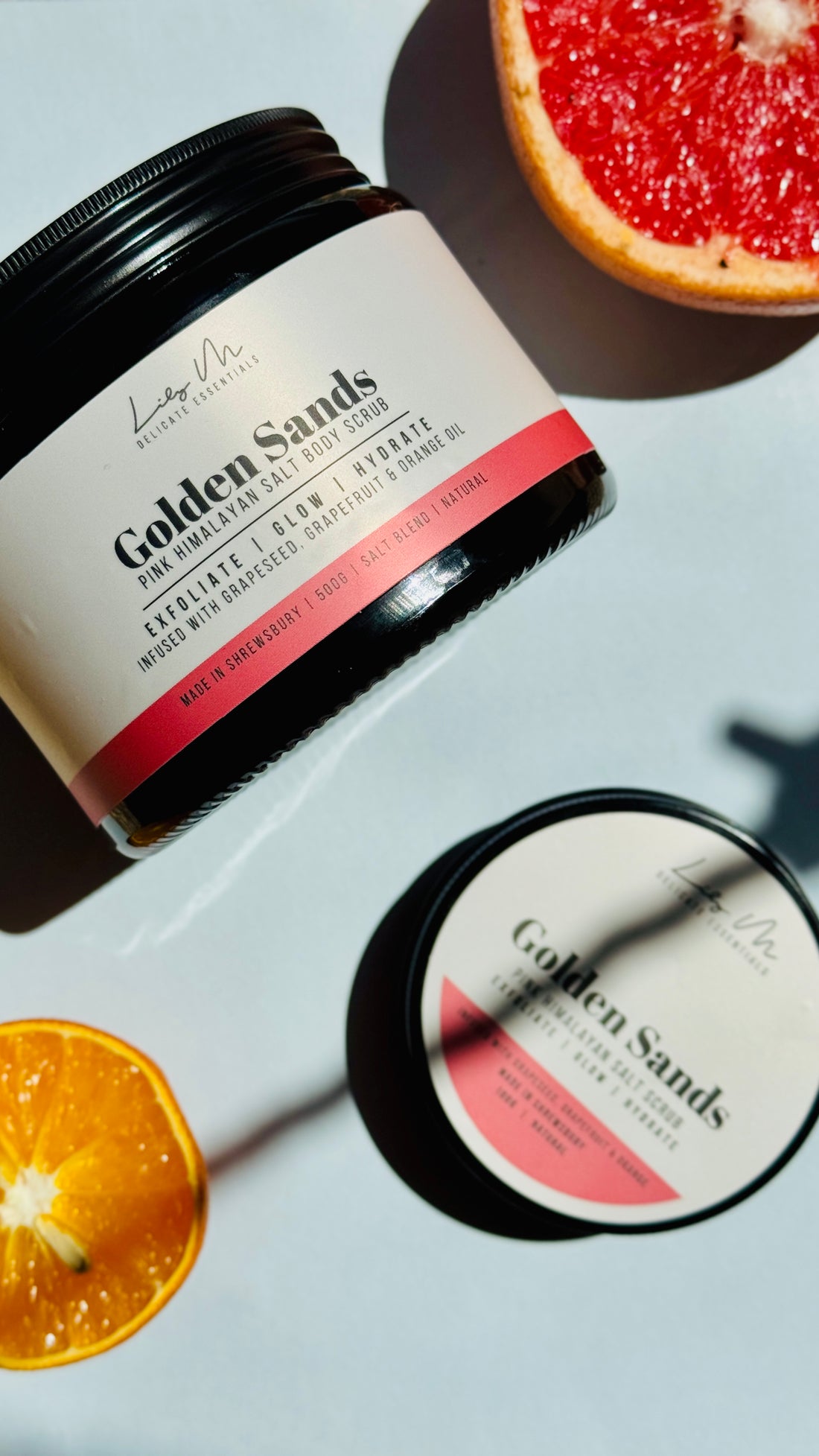 500ml Himalayan Salt Golden Sands Body Scrub