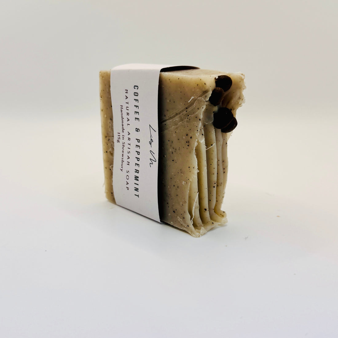 Exfoliating Coffee Grounds & Peppermint Soap Body Bar