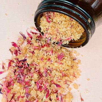 Coral Cove bath salts open spilling out