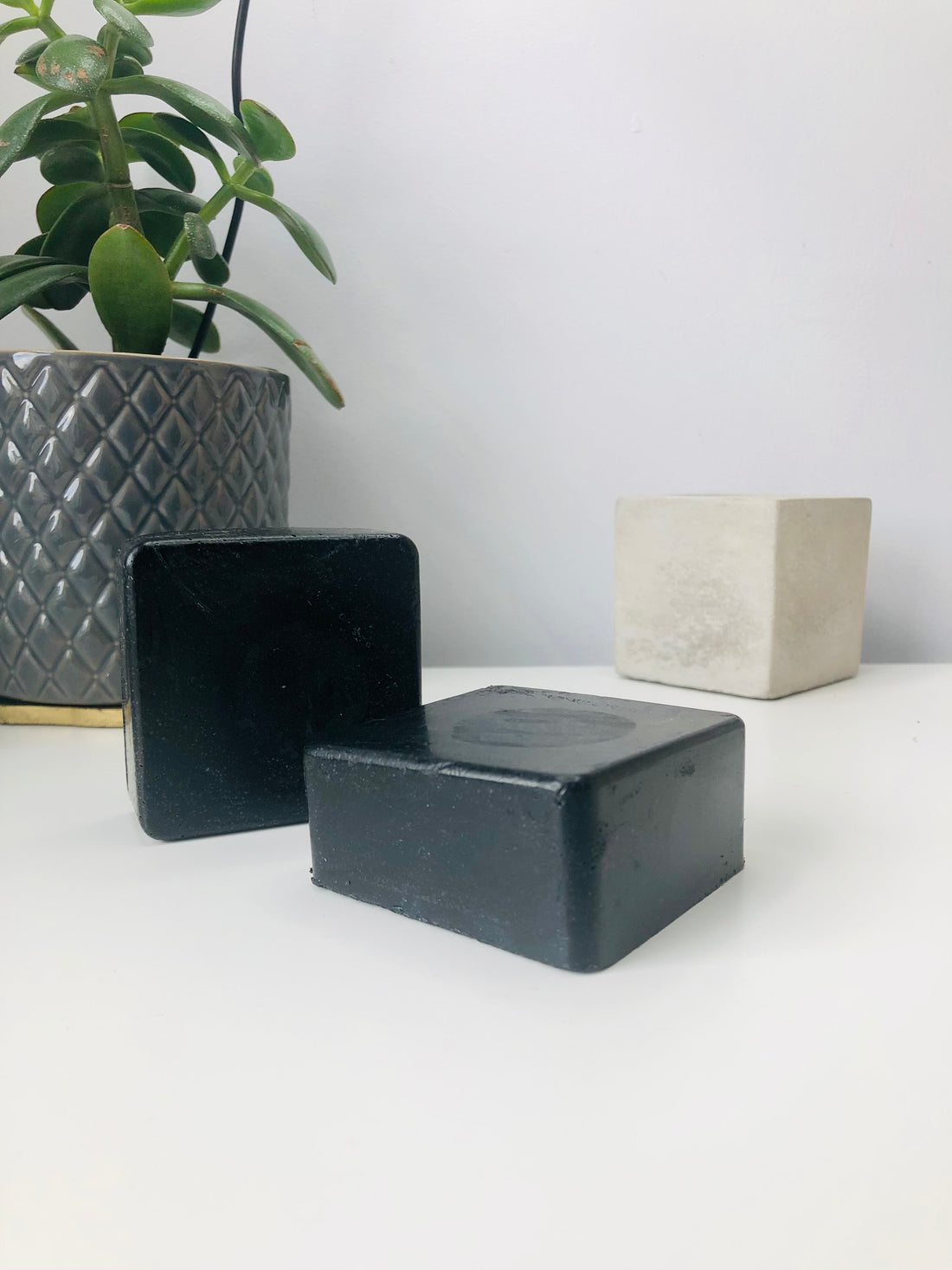 Cleansing Bergamot Juniper Berry & Rosemary Charcoal Face Cleanser Bar/ shave bar