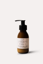 Bottle labeled 'Hydrate' on a white background