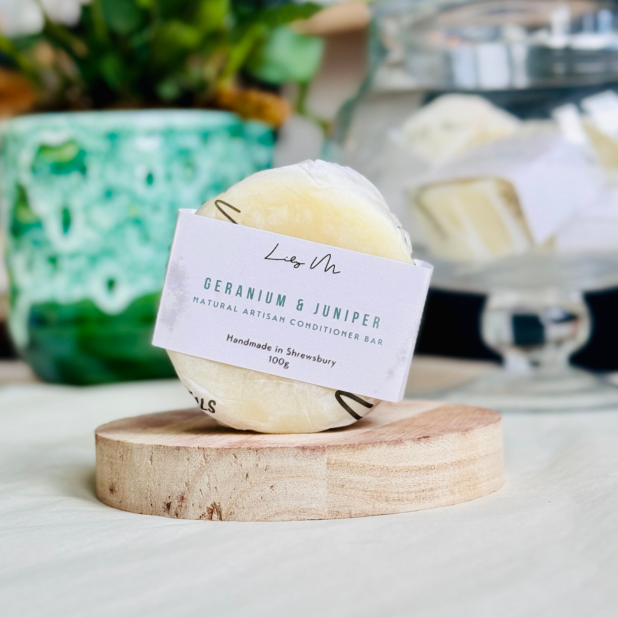 Geranium & Juniper Berry Conditioner Bar