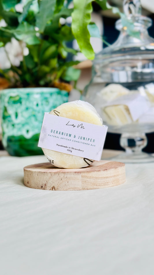 Geranium & Juniper Berry Conditioner Bar