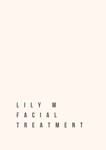 8th May Facial Treatments