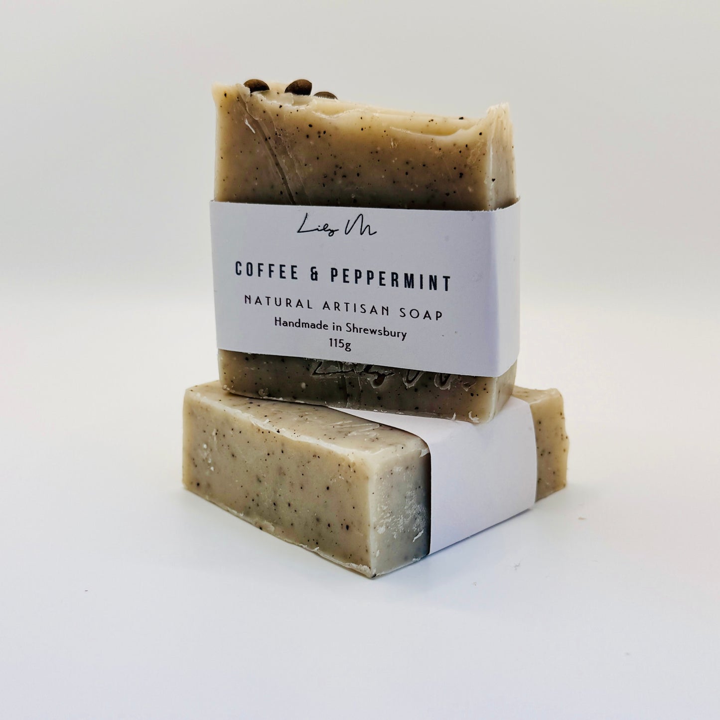 Exfoliating Coffee Grounds & Peppermint Soap Body Bar