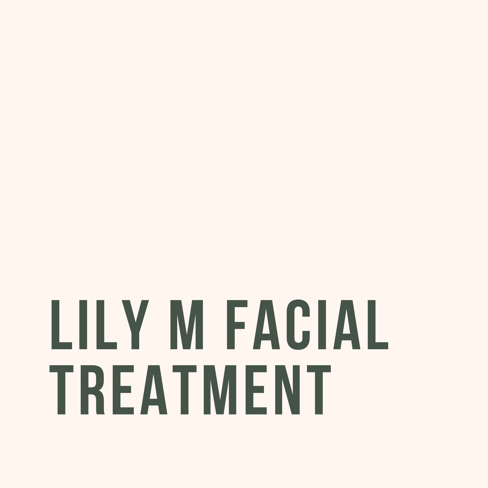 Facial Treatments