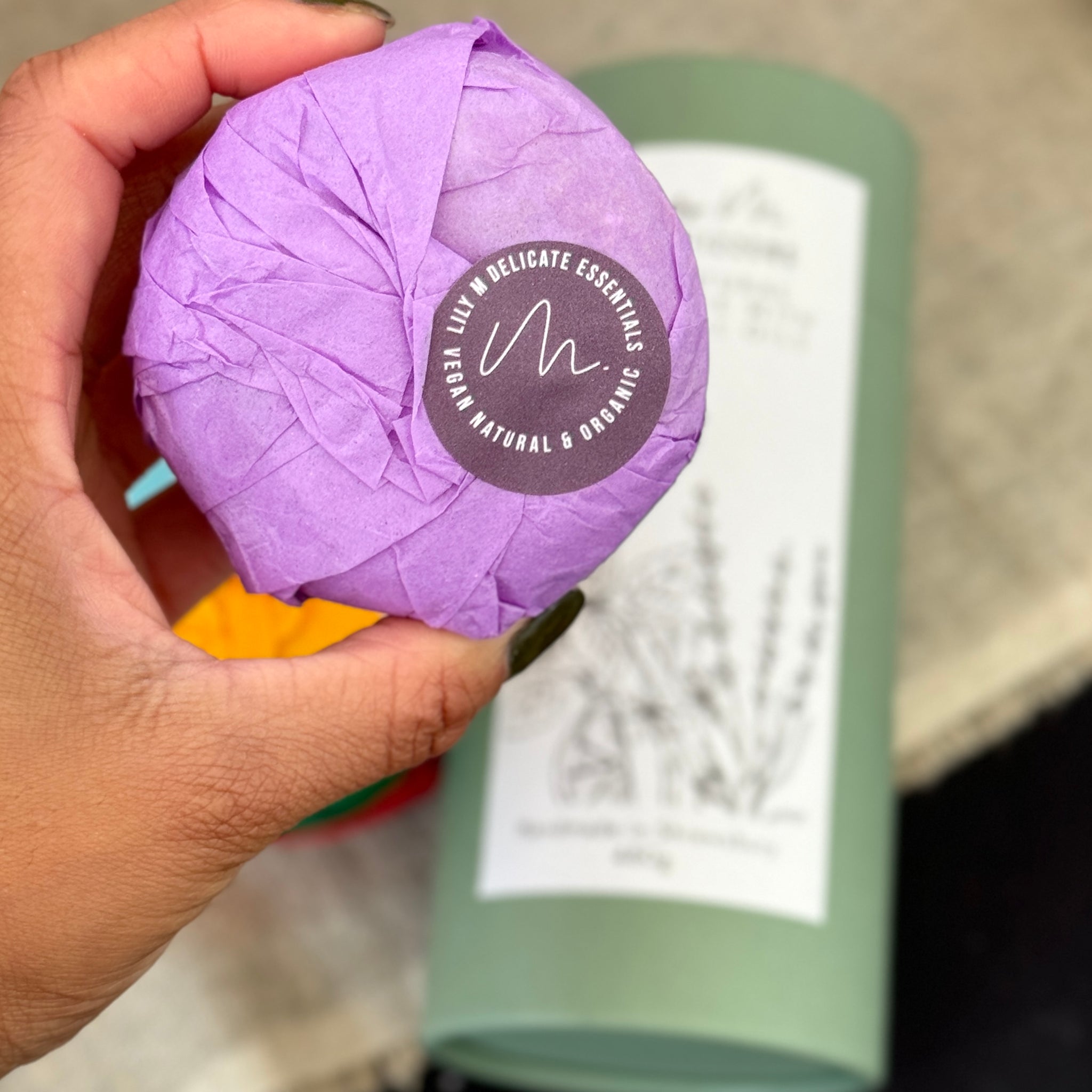 Lavender Essential Oil Bath Fizzer