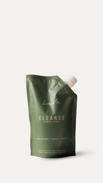 Refill Pouch Cleanse Geranium & Lavender Hand & Body Wash - 500ml