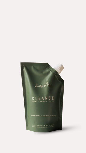 Refill Pouch Cleanse Lemongrass Bergamot & Tea Tree Hand & Body Wash - 500ml