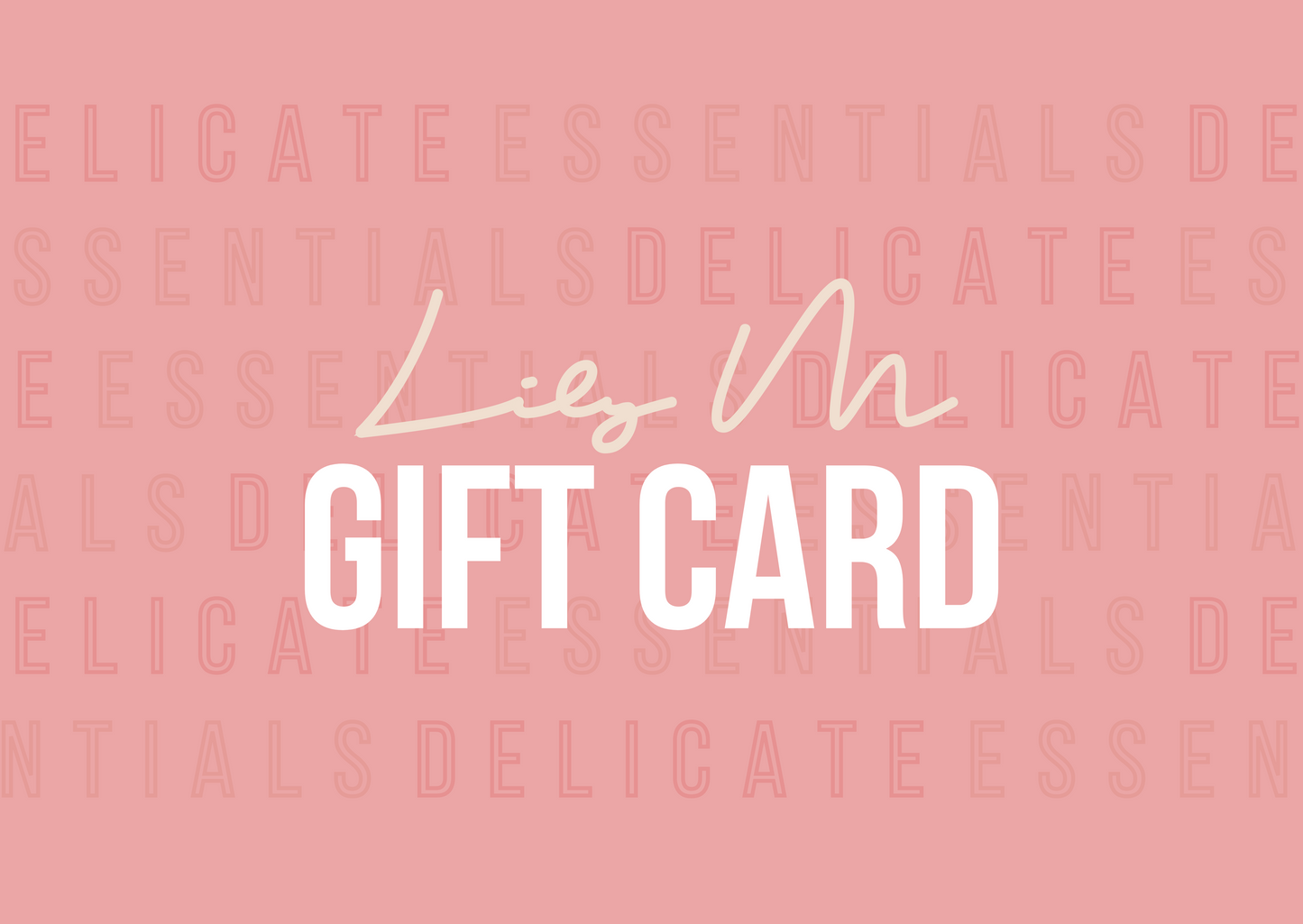 Lily M Gift Card